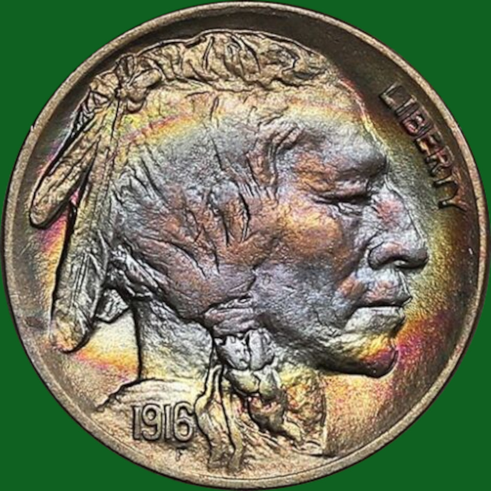 1916-D-5c-Buffalo-Nickel